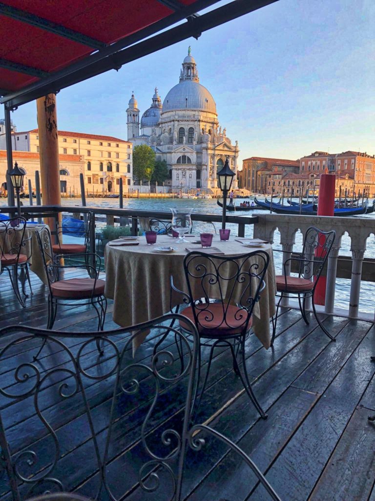 Venice dinner view
